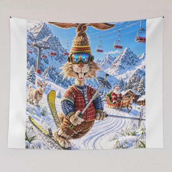 Item preview, Festive bunny designed and sold by Jonsmartdesigns.