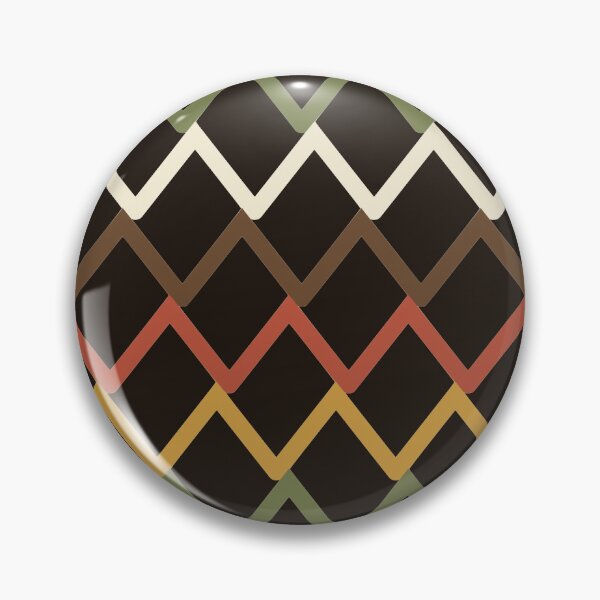 Item preview, 70s Chunky Chevron Cascade Heavy Line Supergraphic Retro Zigzag Pattern designed and sold by KungPowUnicorn.