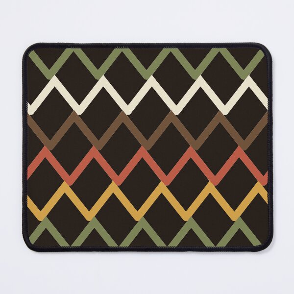 Item preview, 70s Chunky Chevron Cascade Heavy Line Supergraphic Retro Zigzag Pattern designed and sold by KungPowUnicorn.