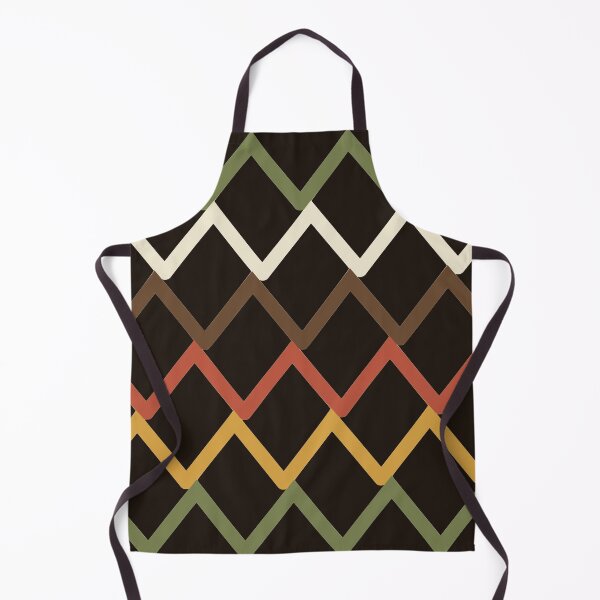 Item preview, 70s Chunky Chevron Cascade Heavy Line Supergraphic Retro Zigzag Pattern designed and sold by KungPowUnicorn.