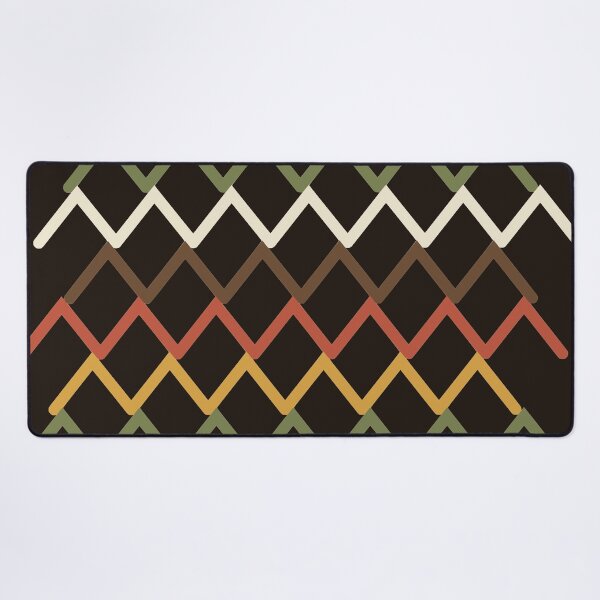 Item preview, 70s Chunky Chevron Cascade Heavy Line Supergraphic Retro Zigzag Pattern designed and sold by KungPowUnicorn.