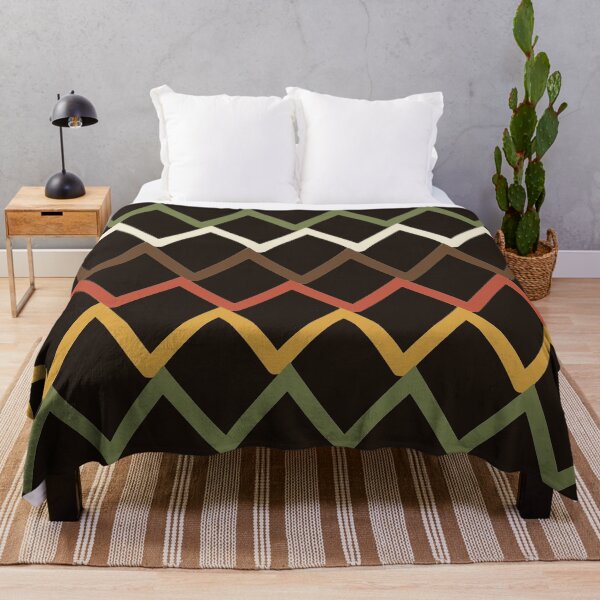 Item preview, 70s Chunky Chevron Cascade Heavy Line Supergraphic Retro Zigzag Pattern designed and sold by KungPowUnicorn.