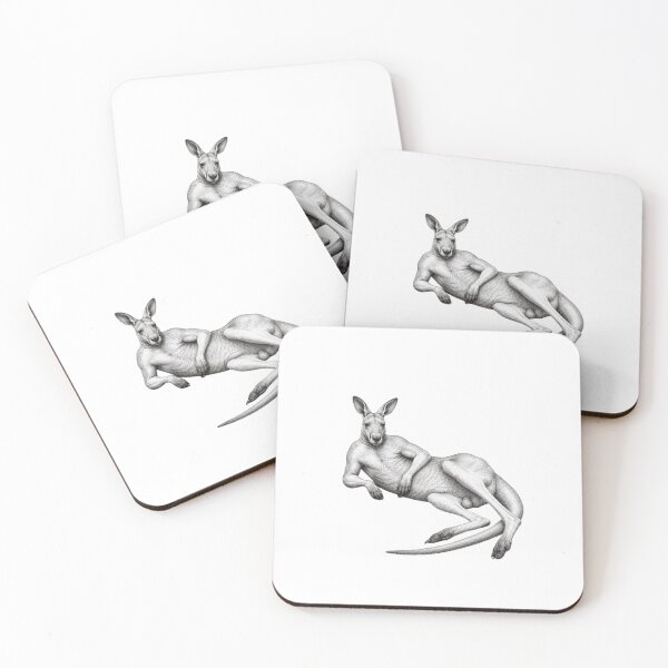 Item preview,  Friendly laying kangaroo designed and sold by BRETT'S ART STUDIO.