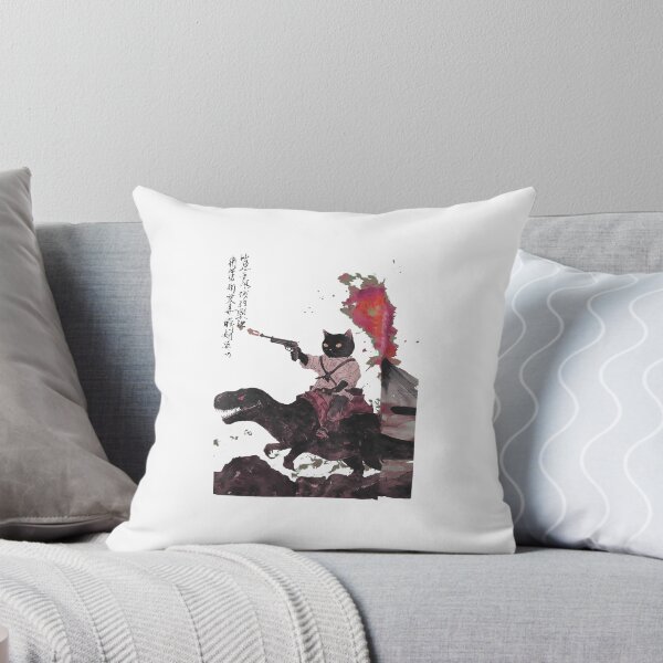 Item preview, Cat Cowboy Riding T-Rex Volcano designed and sold by Cullenest.