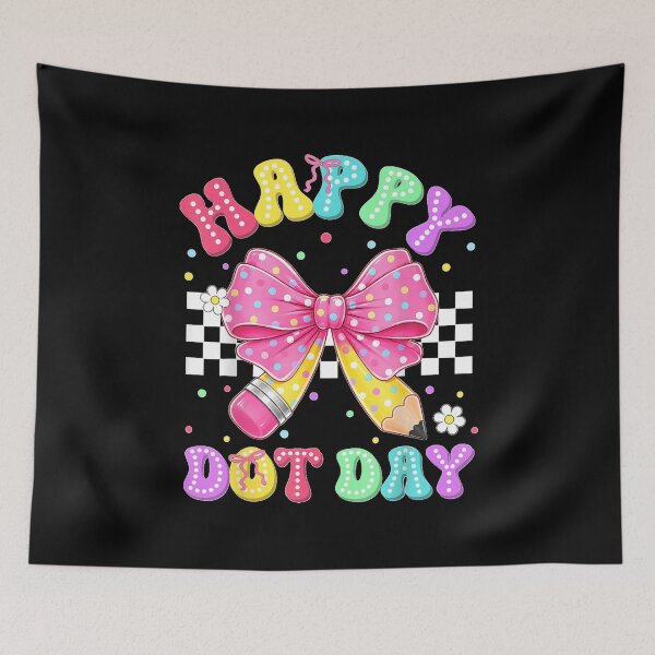 Item preview, Happy Dot Polka Dots Coquette Pencil Bow Teachers  designed and sold by PhocoNibict.