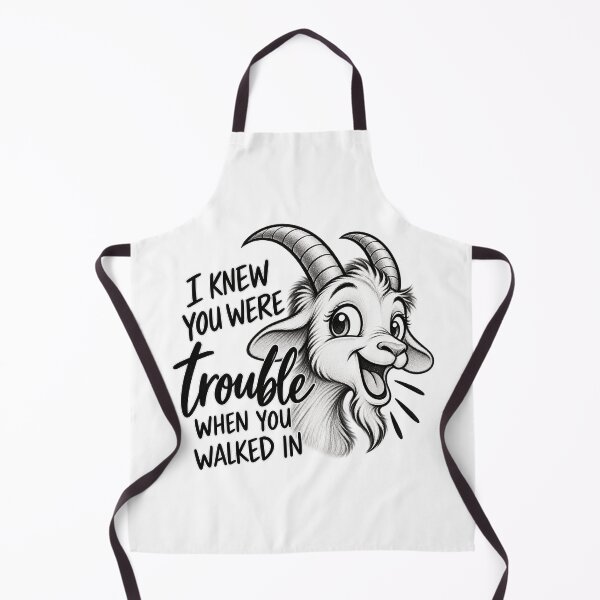 Item preview, I Knew You Were Trouble Goat designed and sold by Paukav.