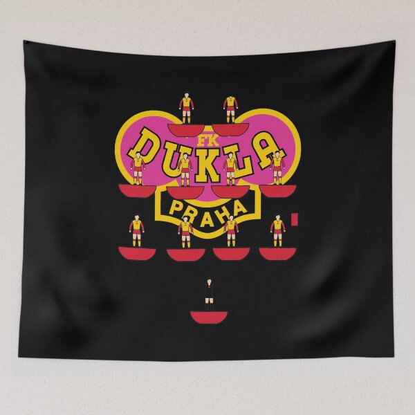 Item preview, FK Dukla Prague Formation Retro Football Fan Art designed and sold by Cullenest.