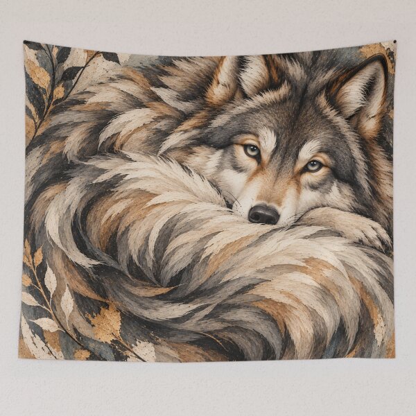 Item preview, Wildly Woven Wolf  designed and sold by WeaveSphere.