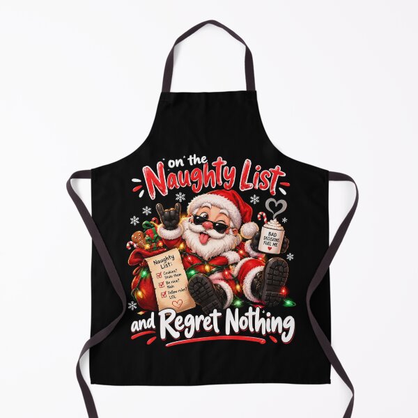 Item preview, On The Naughty List And Regret Nothing designed and sold by TheEndDesign.