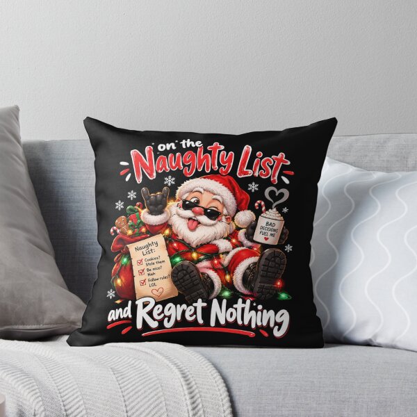 Item preview, On The Naughty List And Regret Nothing designed and sold by TheEndDesign.