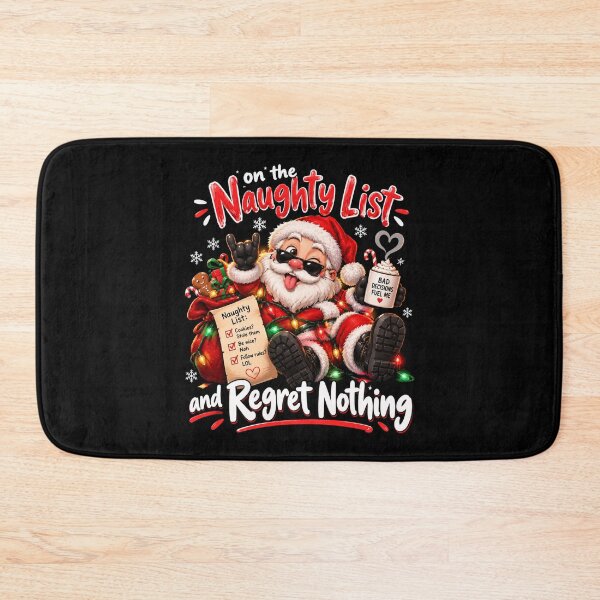 Item preview, On The Naughty List And Regret Nothing designed and sold by TheEndDesign.