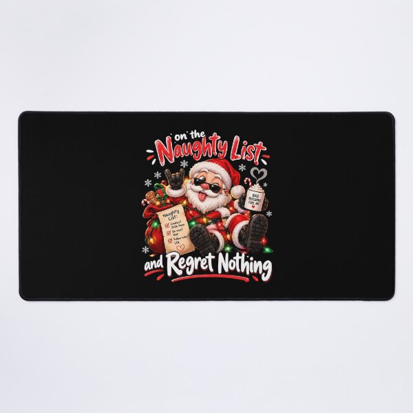 Item preview, On The Naughty List And Regret Nothing designed and sold by TheEndDesign.
