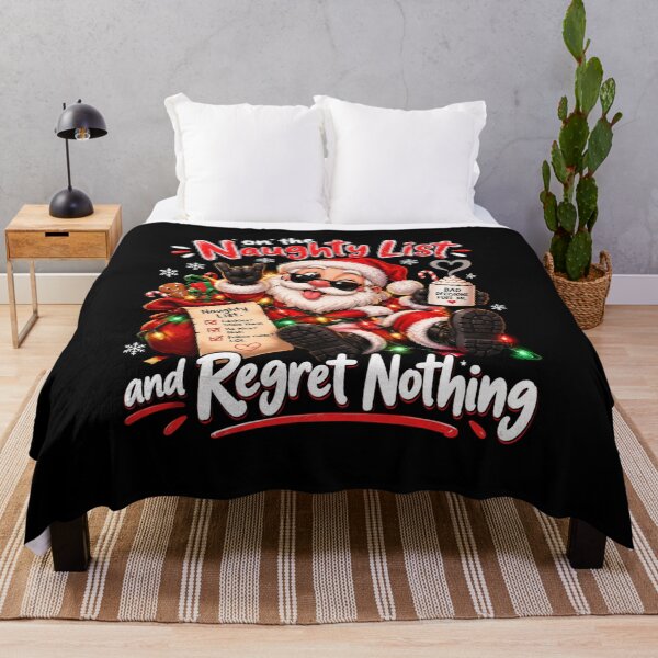 Item preview, On The Naughty List And Regret Nothing designed and sold by TheEndDesign.