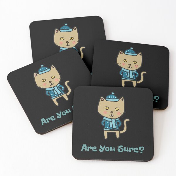 Item preview, Are You Sure? | Funny Skeptical Cat | Reaction Cats designed and sold by ContigoART.