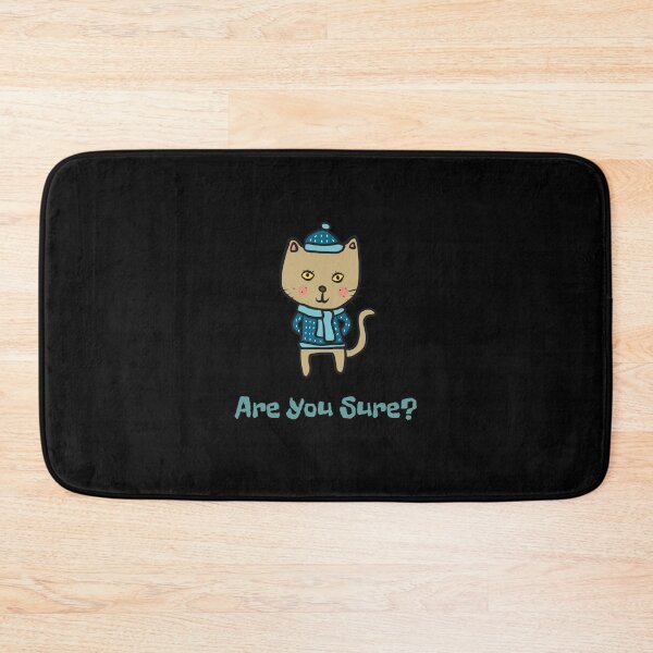 Item preview, Are You Sure? | Funny Skeptical Cat | Reaction Cats designed and sold by ContigoART.
