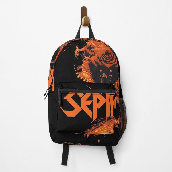 Item preview, Sepultura Skull Roses Fiery Vortex Artwork designed and sold by Cullenest.