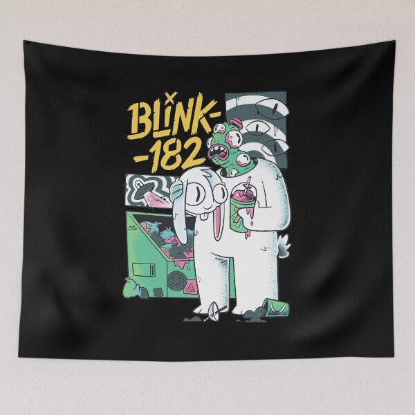 Item preview, Blink 182 Dripping Text Creature Art designed and sold by Cullenest.