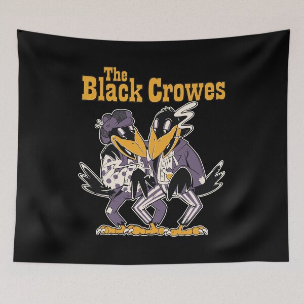 Item preview, The Black Crowes Retro Crow Band Art designed and sold by Cullenest.
