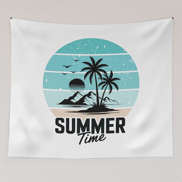 Item preview, Summertime - Retro Sunset designed and sold by Marshallamoakohene.