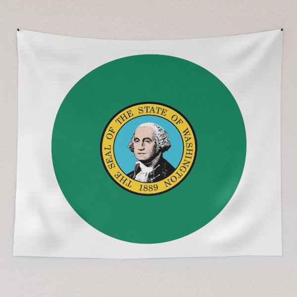 Item preview, Washington Circle Flag Moving Away Gift, Homesick WA Present designed and sold by shitpostee.