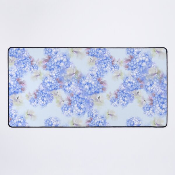 Item preview, blue hydrangea botanical illustration designed and sold by letsgow8th.