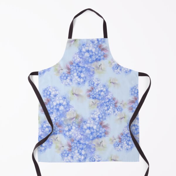Item preview, blue hydrangea botanical illustration  designed and sold by letsgow8th.