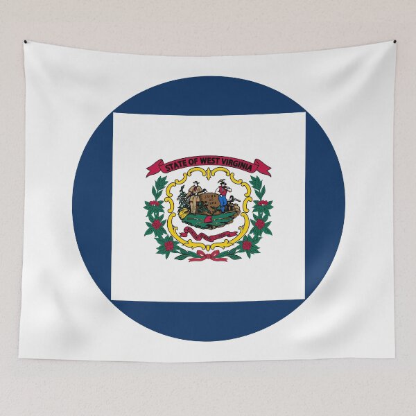 Item preview, West Virginia Circle Flag Moving Away Gift, Homesick WV Present designed and sold by shitpostee.