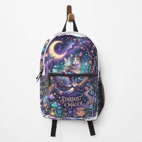 Item preview, Stardust & Magick - Celestial Night Cat with Moon designed and sold by RoyalDeluxGo.