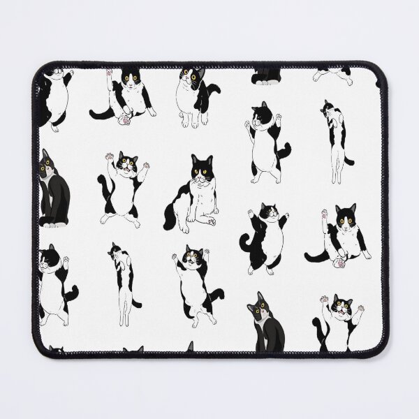 Item preview, Cute Minimalist Cat Pattern Art Adorable Kitty Digital Vector Illustration Playful Cat Silhouette Aesthetic Black Cat Patterns designed and sold by Matt_Smith.
