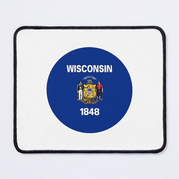 Item preview, Wisconsin Circle Flag Moving Away Gift, Homesick WI Present designed and sold by shitpostee.