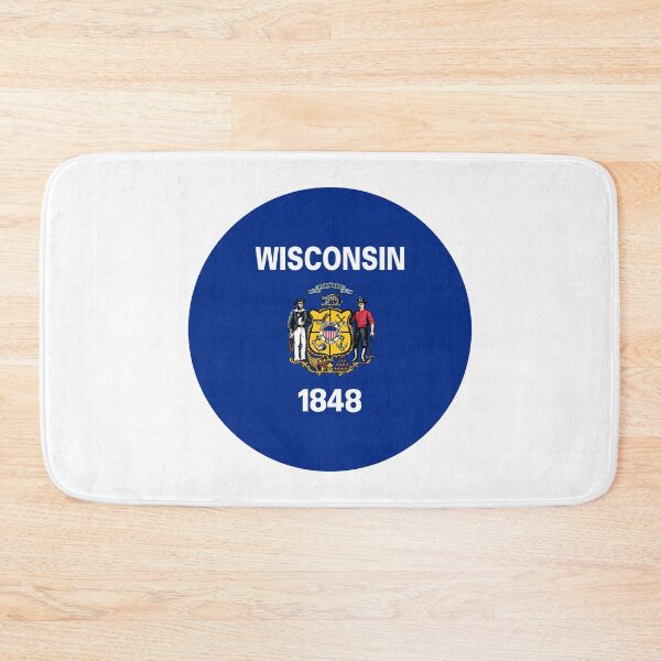 Item preview, Wisconsin Circle Flag Moving Away Gift, Homesick WI Present designed and sold by shitpostee.