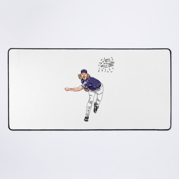 Item preview, Randy Johnson Cartoon Illustration - Fun and Playful Baseball Art designed and sold by SL-Productions.