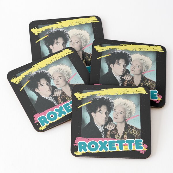 Item preview, Roxette 80s Pop Duo Retro Portrait designed and sold by Cullenest.