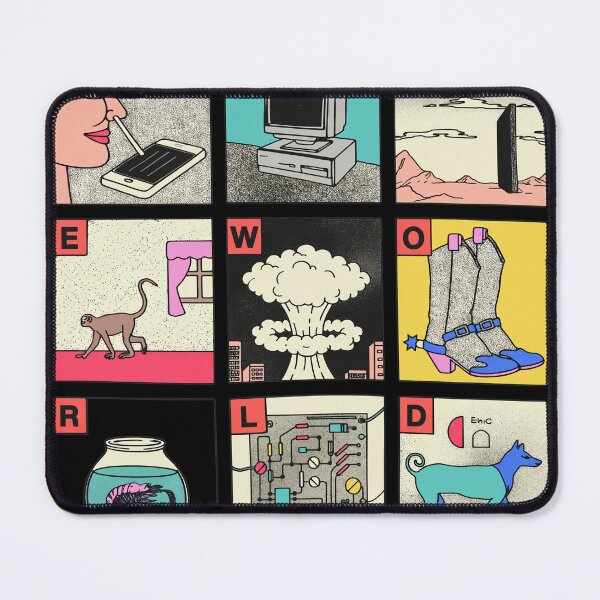 Item preview, CAVEWORLD Retro Comic Style Art Grid designed and sold by Cullenest.