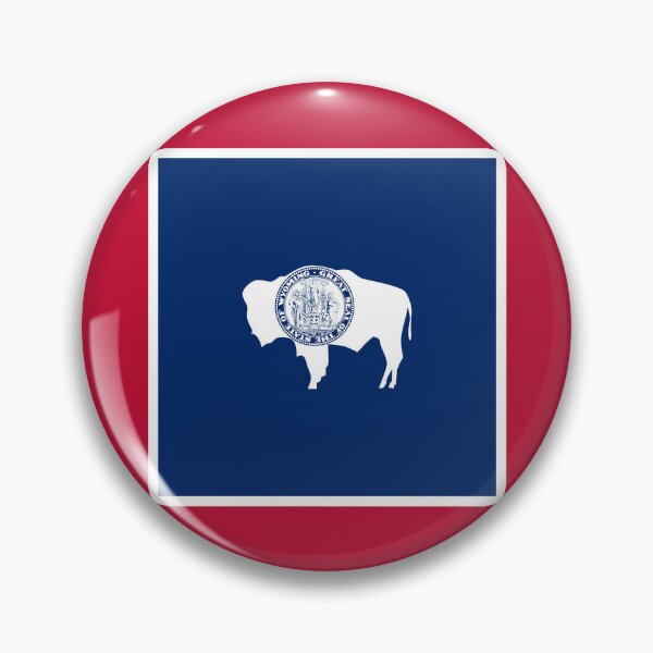Item preview, Wyoming Circle Flag Moving Away Gift, Homesick WY Present designed and sold by shitpostee.