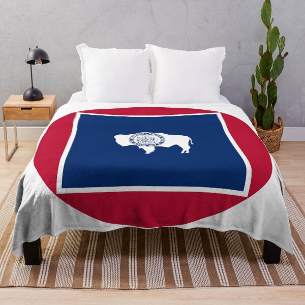Item preview, Wyoming Circle Flag Moving Away Gift, Homesick WY Present designed and sold by shitpostee.