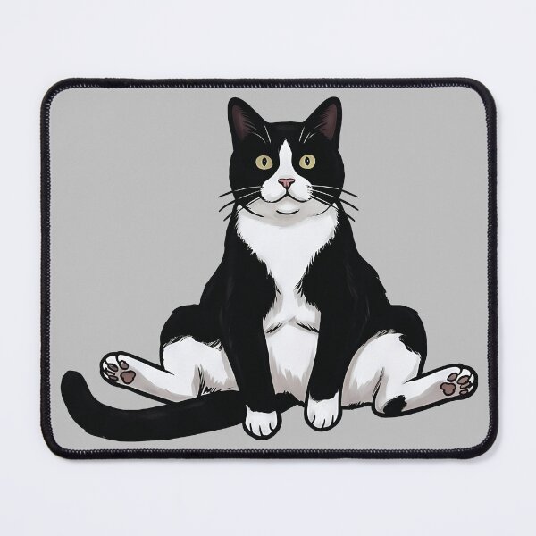 Item preview, Funny Chilly Tuxedo Cat Sitting designed and sold by carvect-id.