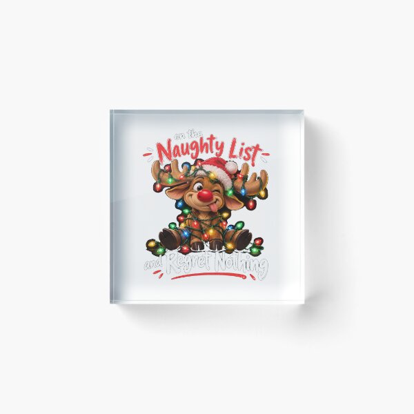 Item preview, On The Naughty List And Regret Nothing designed and sold by TheEndDesign.