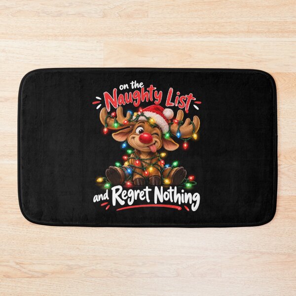 Item preview, On The Naughty List And Regret Nothing designed and sold by TheEndDesign.