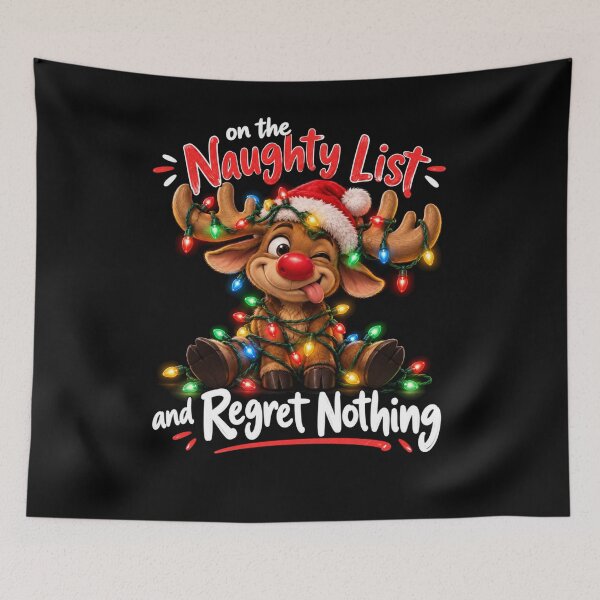 Item preview, On The Naughty List And Regret Nothing designed and sold by TheEndDesign.
