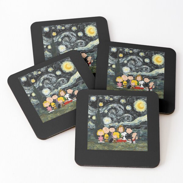 Item preview, Peanuts Starry Night Mashup designed and sold by LittleMamastore.
