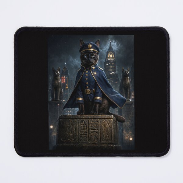 Item preview, Vigilante Black Cat - The Feline City Guardian designed and sold by PurrfectHome.
