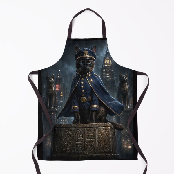 Item preview, Vigilante Black Cat - The Feline City Guardian designed and sold by PurrfectHome.