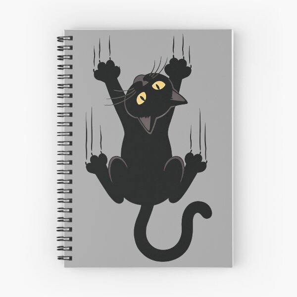 Item preview, Clinging Black Cat Scratching designed and sold by carvect-id.