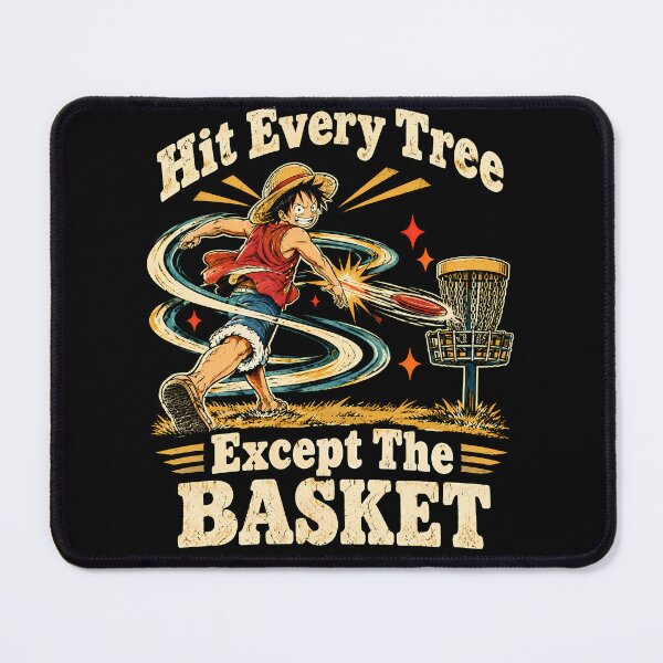 Item preview, Retro Manga Disc Golf Hit Every Tree Except The Basket Graphic designed and sold by lamiarte.