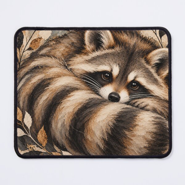 Item preview, Wildly Woven Raccoon  designed and sold by WeaveSphere.