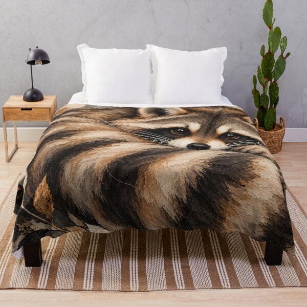 Item preview, Wildly Woven Raccoon designed and sold by WeaveSphere.