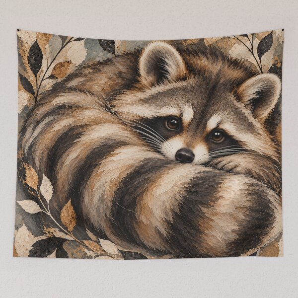 Item preview, Wildly Woven Raccoon  designed and sold by WeaveSphere.
