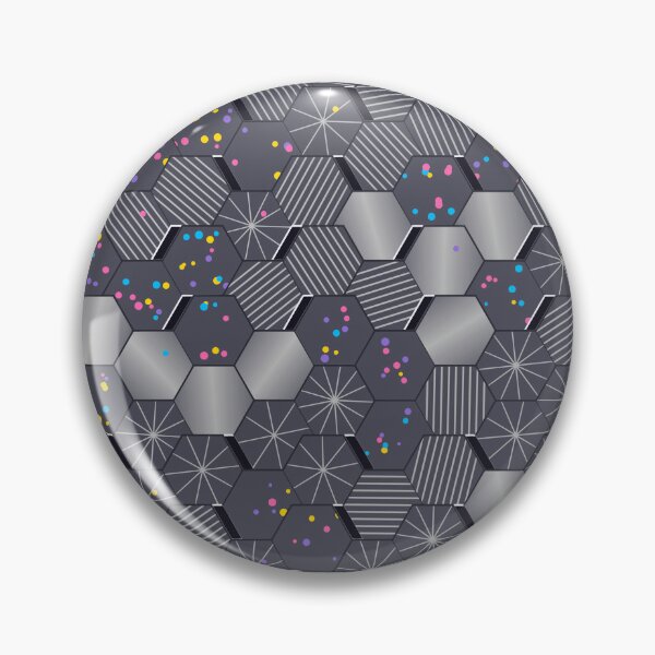 Item preview, Disco Ball Hexagon Mosaic Retro Geometric Tessellation Pattern designed and sold by KungPowUnicorn.