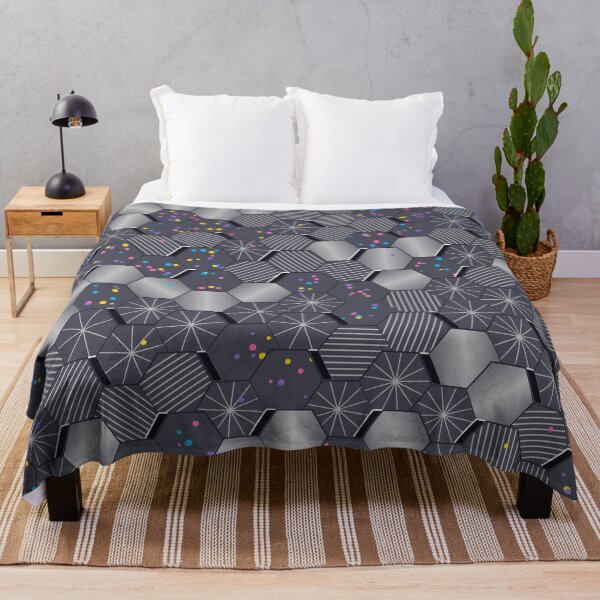 Item preview, Disco Ball Hexagon Mosaic Retro Geometric Tessellation Pattern designed and sold by KungPowUnicorn.